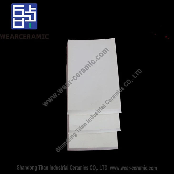 ZTA Zirconium Aluminum Curved Pipe Liner For Chemical Industry
